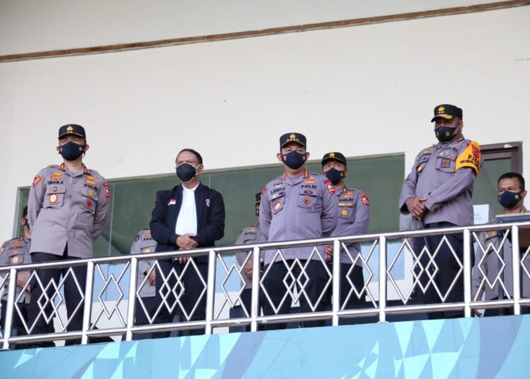 Tinjau 3 Venue PON Papua, Kapolri Pastikan Prokes dan Pengamanan