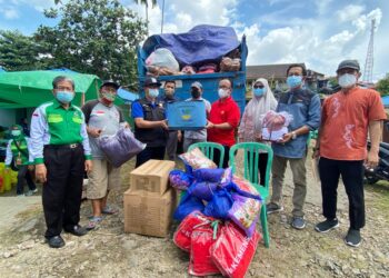 Pemkot Mulai Salurkan Bantuan Korban Kebakaran Gunung Polisi