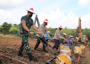 Launching Program Ketahanan Pangan Serentak, Pangdam : Kodam Punya 93 Hektare Untuk Agro Wisata Di Balikpapan