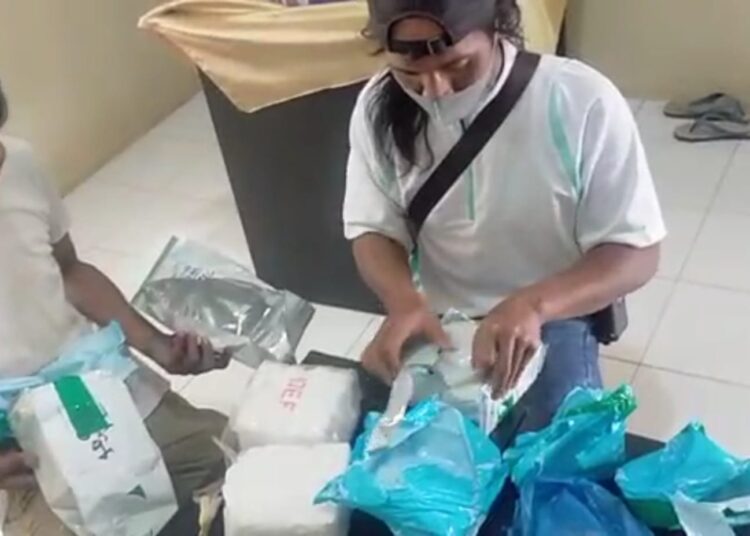 Pelaku Melarikan Diri, Penyelundupan Sabu 3 Kilogram Digagalkan Prajurit Kodam VI/MLW