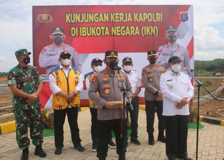 Kapolri ke Sepaku, Jaminan Keamanan Pembangunan IKN