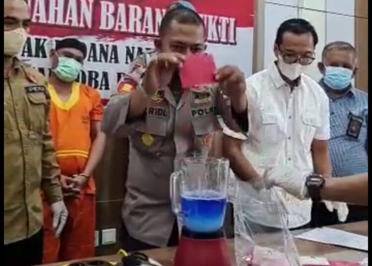Polda Kaltim Blender 1 Kg Lebih Sabu, Enam Tersangka Diamankan
