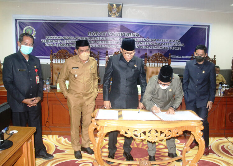 10 Raperda 2021 Disetujui Jadi Perda, DPRD : Berharap Meningkatkan PAD PPU