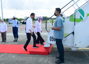 Dari IKN, Presiden dan Rombongan Kembali ke Jakarta