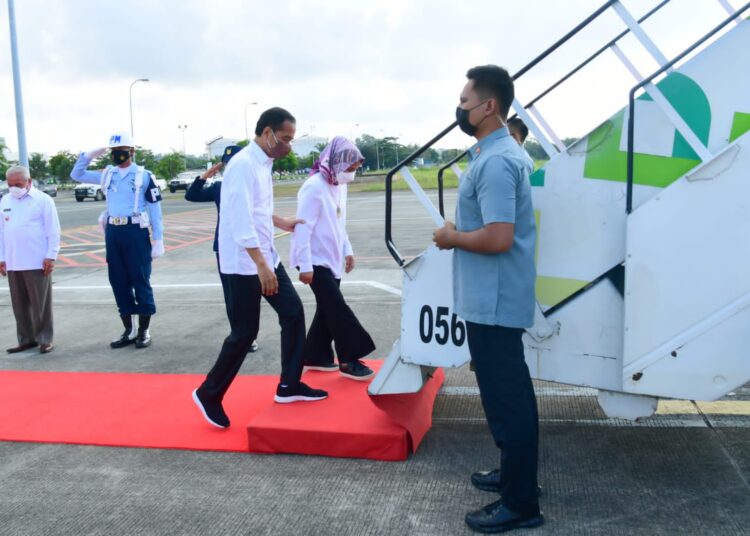 Dari IKN, Presiden dan Rombongan Kembali ke Jakarta