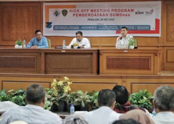 Kick off meeting BUMdes, Upaya Menciptakan Usaha Kemandirian Ekonomi