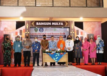 HUT ke-12 Desa Bangun Mulya, Diisi Lomba Karya Kreasi Busana Batik