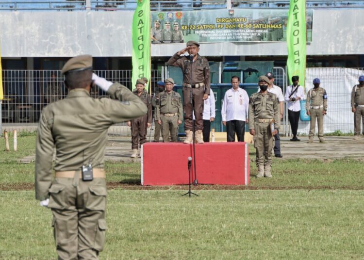 Rayakan HUT ke-27 Satpol PP, Dukung Perwujudan Indonesia Sehat dan Maju