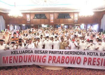 Target Menang !!! Gerindra Kaltim Deklarasi Dukung Prabowo Jadi Capres 2024