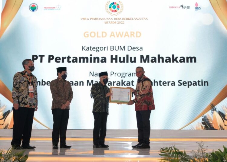 PHM Raih Gold Award dari Kementerian Desa PDTT RI