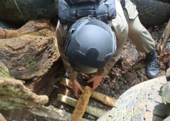 Mortir Dan Granat Tangan Temuan Warga Balikpapan Dimusnahkan