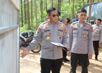 Waka Polda Kaltim Tinjau Pembangunan Pos PAM di Area IKN