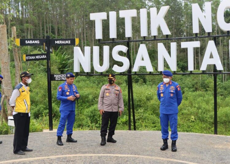 Ke Titik NOL IKN, Kabaharkam Polri Pastikan Pembangunan Berjalan Lancar