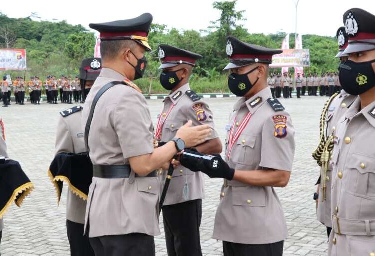  415 Bintara Polri Dilantik Kapolda Kaltim