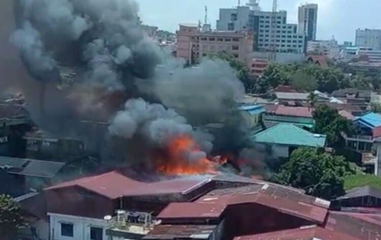 10 Rumah dan 6 Ruko di Klandasan Ulu Ludes Terbakar