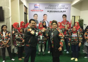 Sambangi Mada LMP Kaltim, Maya Rumantir : LMP Wajib Mendukung Pembangunan IKN