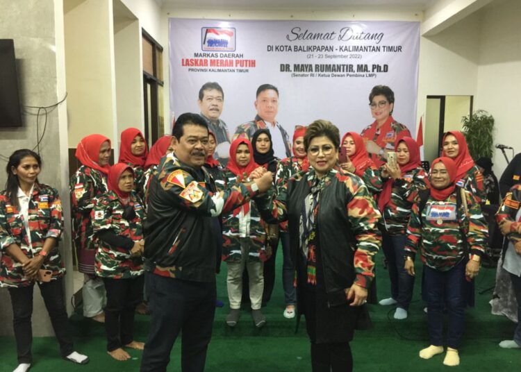 Sambangi Mada LMP Kaltim, Maya Rumantir : LMP Wajib Mendukung Pembangunan IKN