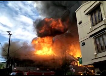 Pemukiman Padat di Pandan Sari Diamuk “Si Jago Merah”