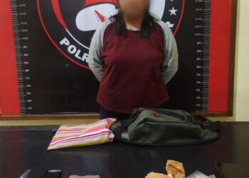Wanita Pemilik Sabu 53,50 Gram Dibekuk Satresnarkoba Polres Kutim