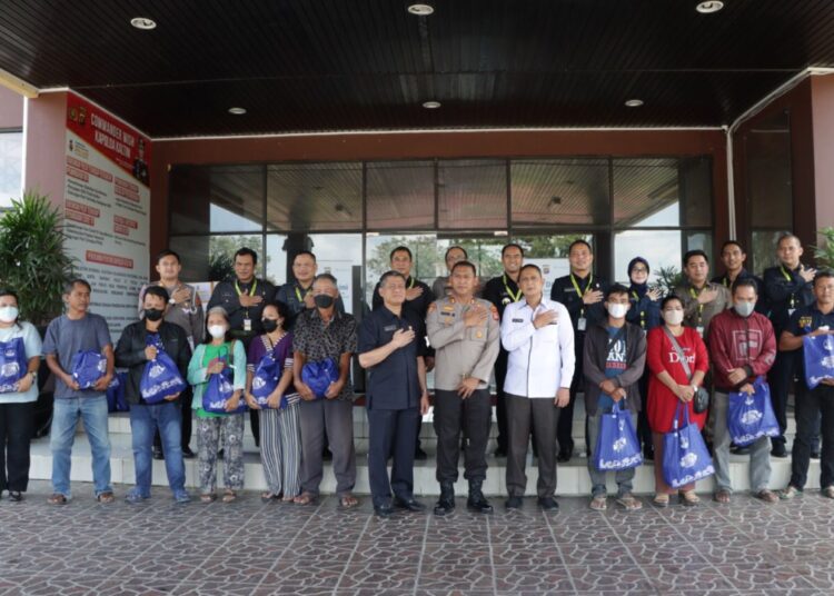 Berkunjung ke Polres Kukar, 10 Serdik Sespimmen Dikreg ke-62 Gelar Silaturahmi dan Baksos