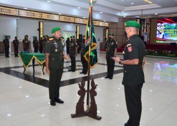 4 Pejabat Kodam Vl/Mulawarman Berganti