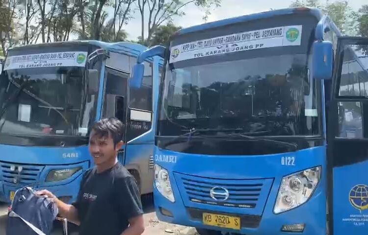 Wow !!! Bus Damri Resmi Mengaspal Di Balikpapan, Yuk Cek Tarifnya