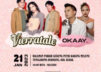 Vierratale dan Okaay Bakal Hadir di Tenggarong, Begini Cara Beli Tiketnya