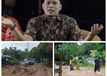Jalan Penghubung 6 Kecamatan di Kukar Rusak Parah, Salehuddin : Pemkab Kukar Lebih Proaktif