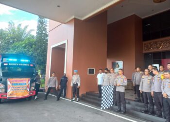 Polda Kaltim Salurkan Bantuan Untuk Korban Gempa di Cianjur