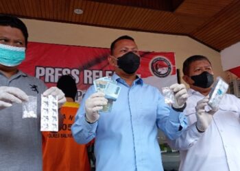 Satresnarkoba Polresta Balikpapan Uangkap Peredaran Narkotika Jenis Zenith