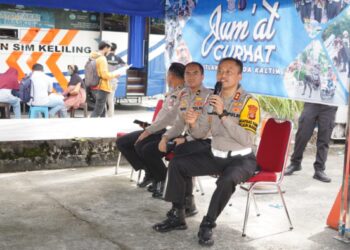 Jelang Tutup Tahun Ditlantas Polda Kaltim Serap Aspirasi Masyarakat Lewat Jumat Curhat