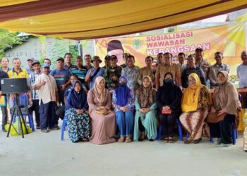 Sosialisasi Wasbang di Karang Joang, Yusuf Mustafa Ajak Warga Balikpapan Gotong Royong Sambut IKN