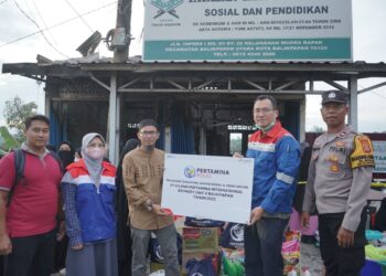 Pertamina Bantu Korban Kebakaran Rumah Tahfiz di Balikpapan