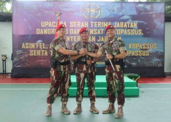 Bravo !!! Komandan Termuda di TNI – AD, Letkol Inf Charles Alling Jabat Dansat 81 Kopassus