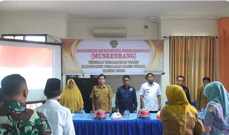 Waru Gelar Musrenbang Tingkat Kecamatan