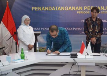  Angkasa Pura I Sepakati Perjanjian Kerja Bersama dengan Serikat Pekerja dan Asosiasi Karyawan