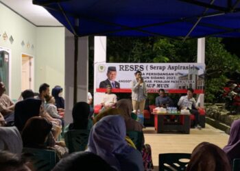 Perbaikan Infrastruktur Jalan dan Ketersediaan Pupuk Subsidi Jadi Keluhan Warga di Reses Raup Muin