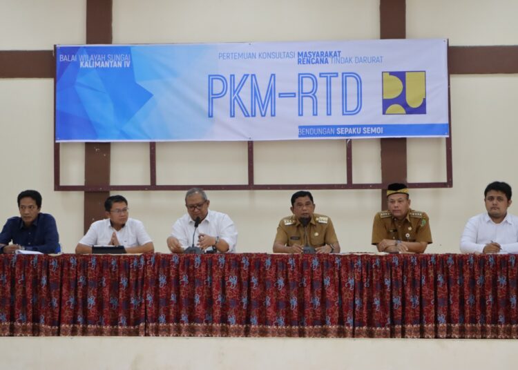 Progres Pembangunan Bendungan Sepaku Semoi Capai 88 Persen