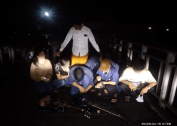 Bhabinkamtibmas Loktuan Amankan Remaja Pesta Miras, Dua Diantaranya Perempuan