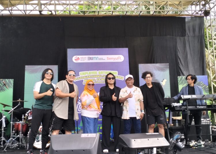 Pegadaian Tampilkan J-Rock, Rangsang Semangat Karyawan Raih Target 24 Persen di Kalimantan