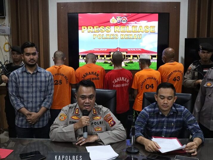 Lima Penambang Batubara Ilegal Diringkus Polres Berau