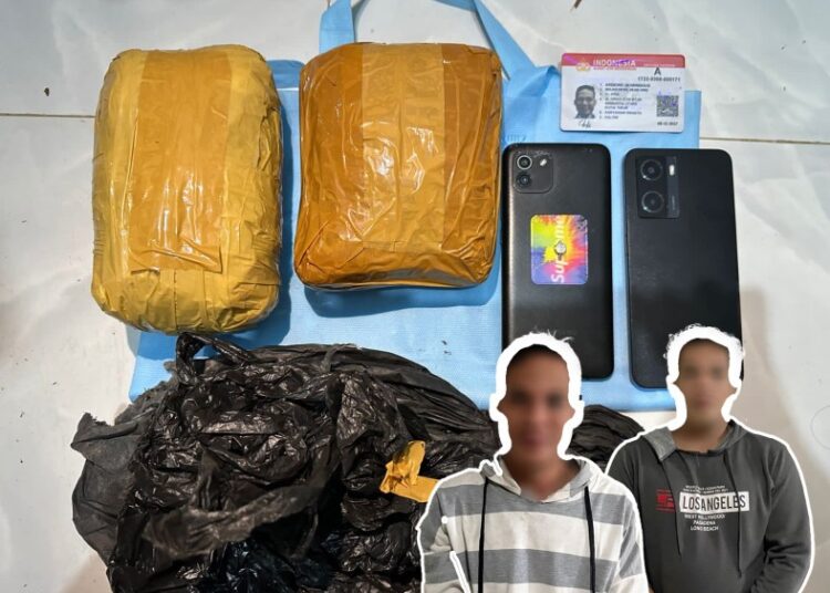 Bawa 2 Kilo Sabu, Polda Kaltim Ringkus Dua Pengedar