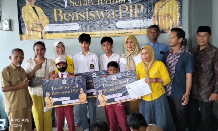 Pejuang Pendidikan, Hetifah dan Suriani Salurkan 3.600 Beasiswa PIP di Balikpapan Timur