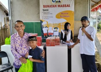 Kedua Kalinya, RT 80 Gelar Khitan Massal Gratis