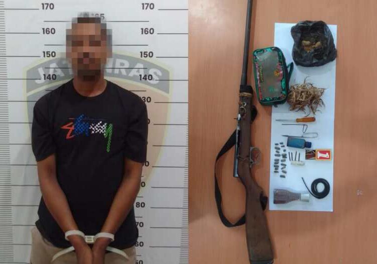 Polres Paser Amankan Pria Pemilik Senjata Api Rakitan di Muara Komam