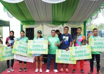 Ratusan Runners Padati Pegadaian Run 5K, Julianto : Agar Masyarakat dan Atlet Tetap Hidup Sehat
