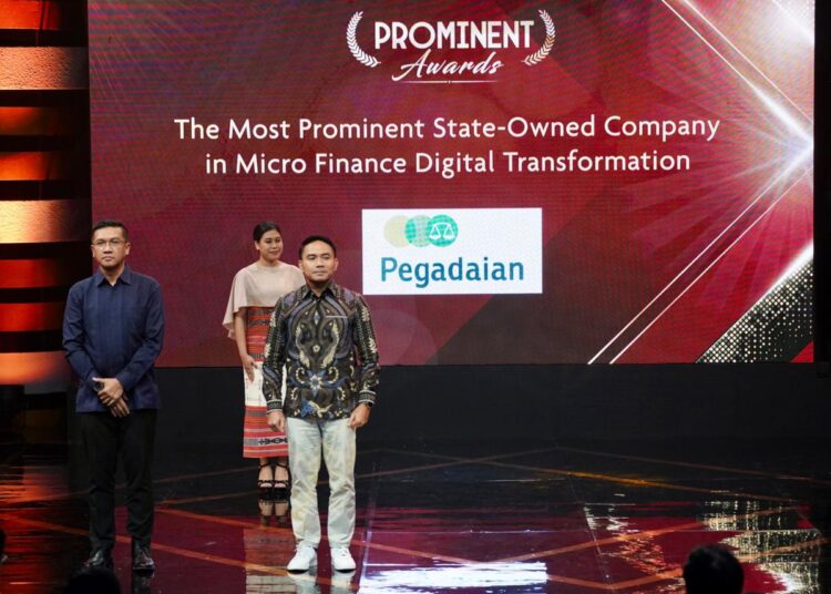 Sukses Transformasi Digital Keuangan Mikro, Pegadaian Raih Prominent Award 20