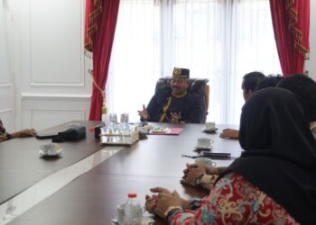 Bawaslu Kukar Lawatan ke Bupati, Sinergitas Menjaga Keamanan Pemilu 2024