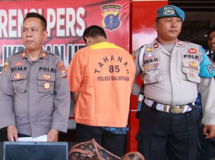 Baru Bebas Dari penjara, Residivis di Balikpapan Kembali Ditangkap Karena Jambret Emak-Emak