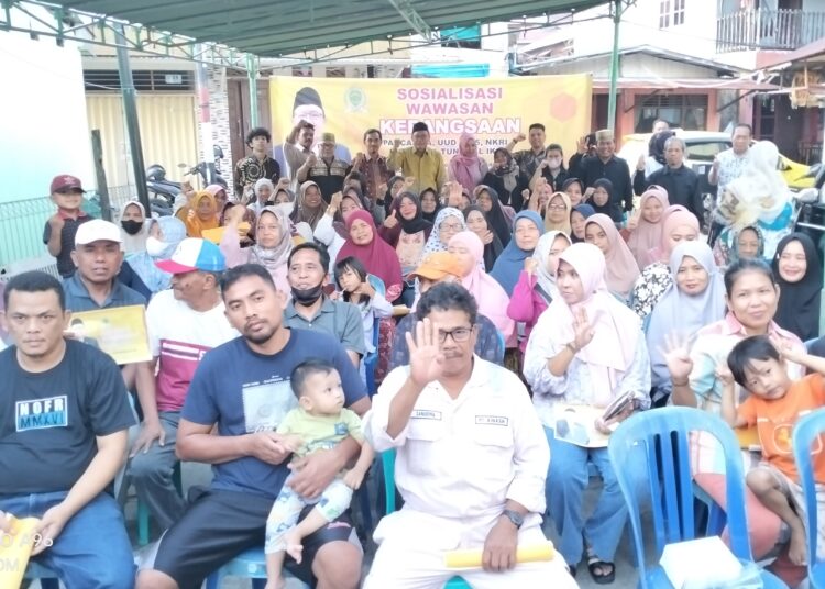 Yusuf Mustafa Perkuat Wawasan Kebangsaan Warga di Kelurahan Baru Ilir